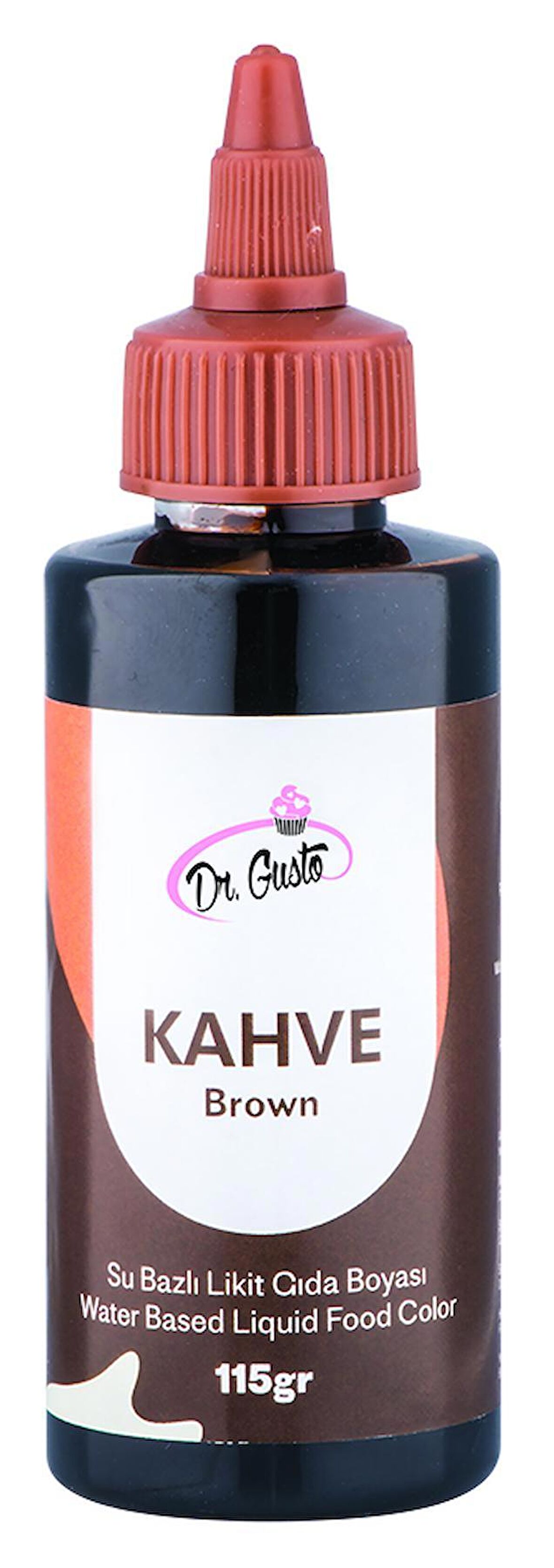 Dr Gusto Kahverengi Su Bazlı Sıvı Gıda Boyası 115 gr