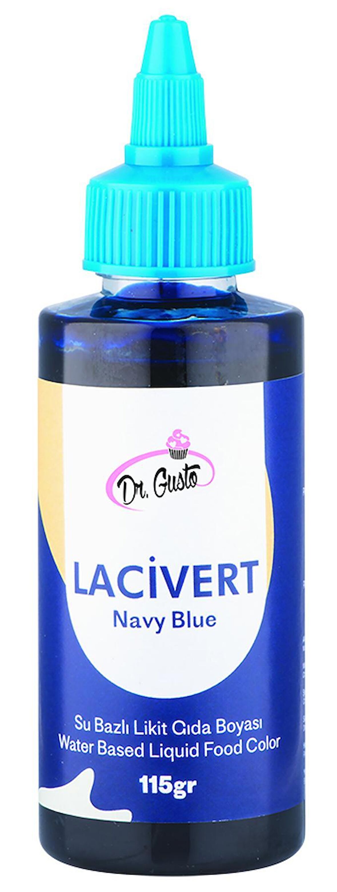 Dr Gusto Lacivert Su Bazlı Sıvı Gıda Boyası 115 gr