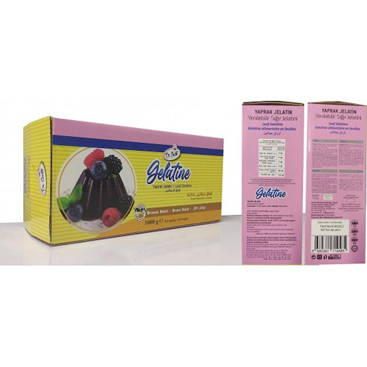  DR GUSTO YAPRAK JELATİN 1000 Gr.