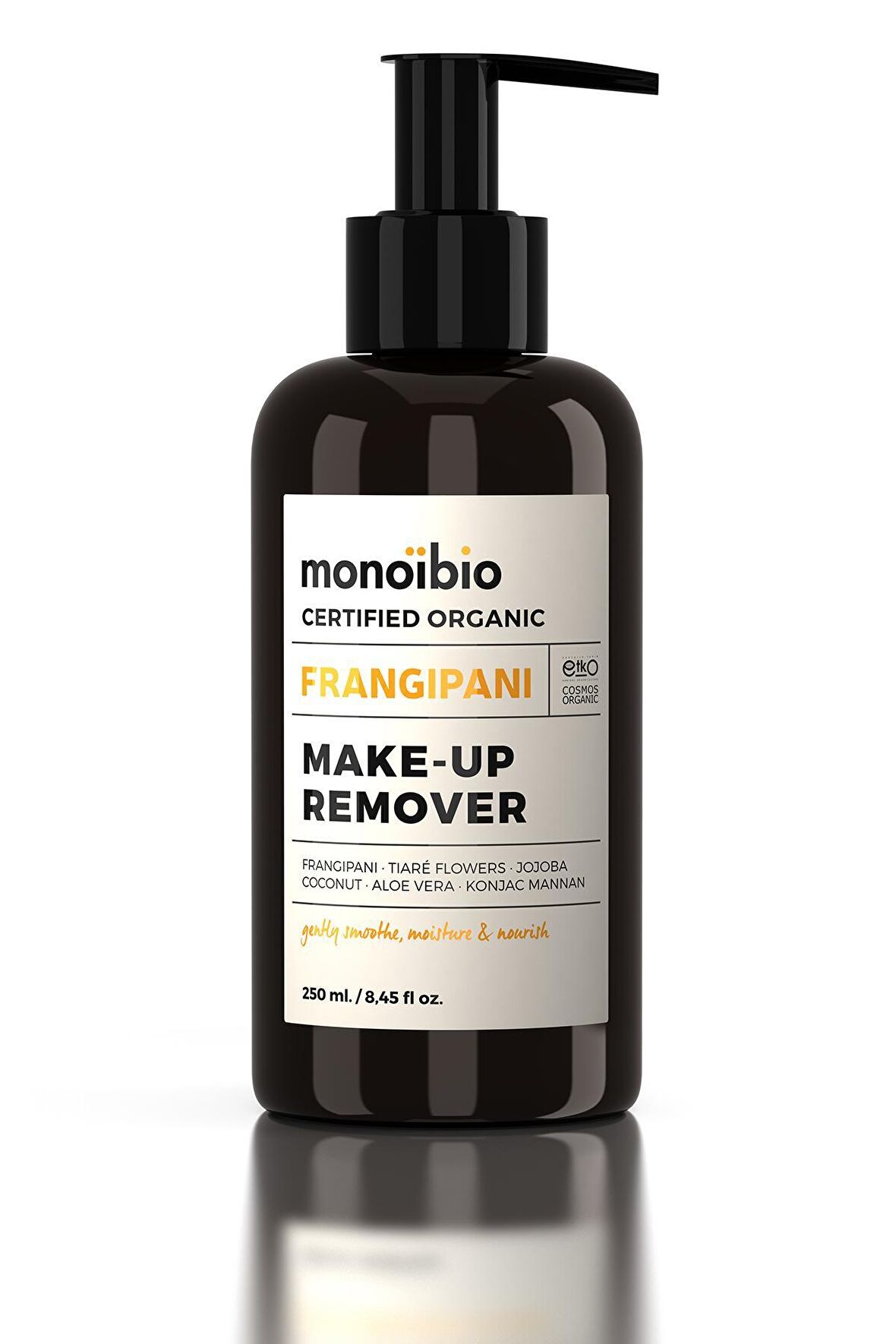 Organik Yüz ve Göz Makyaj Temizleyici Krem - Frangipani Makeup Remover - Vegan 250 ml