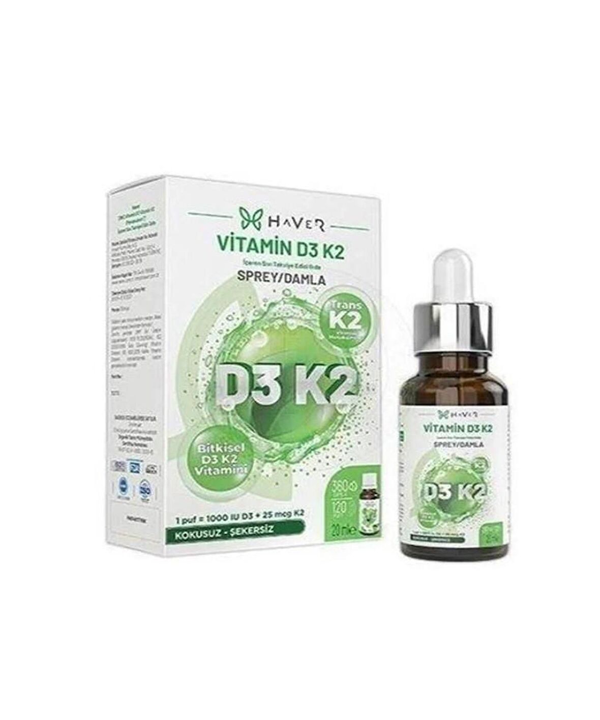 Haver Vitamin D3K2 Sprey 20 ml