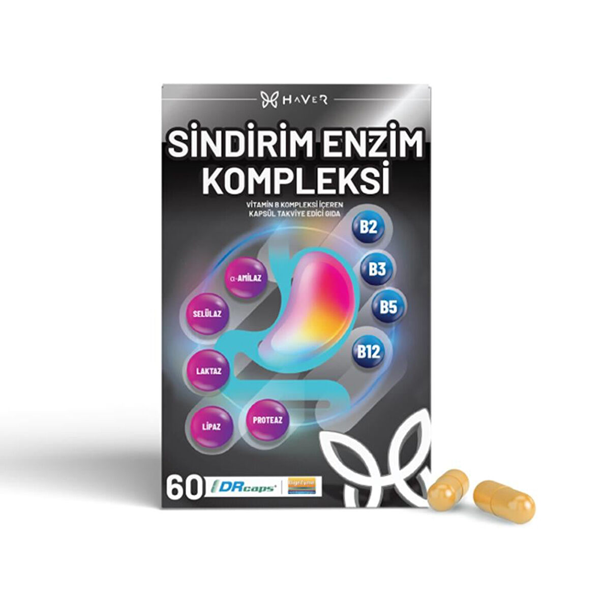 Haver Sindirim Enzim Kompleksi 60 Kapsül