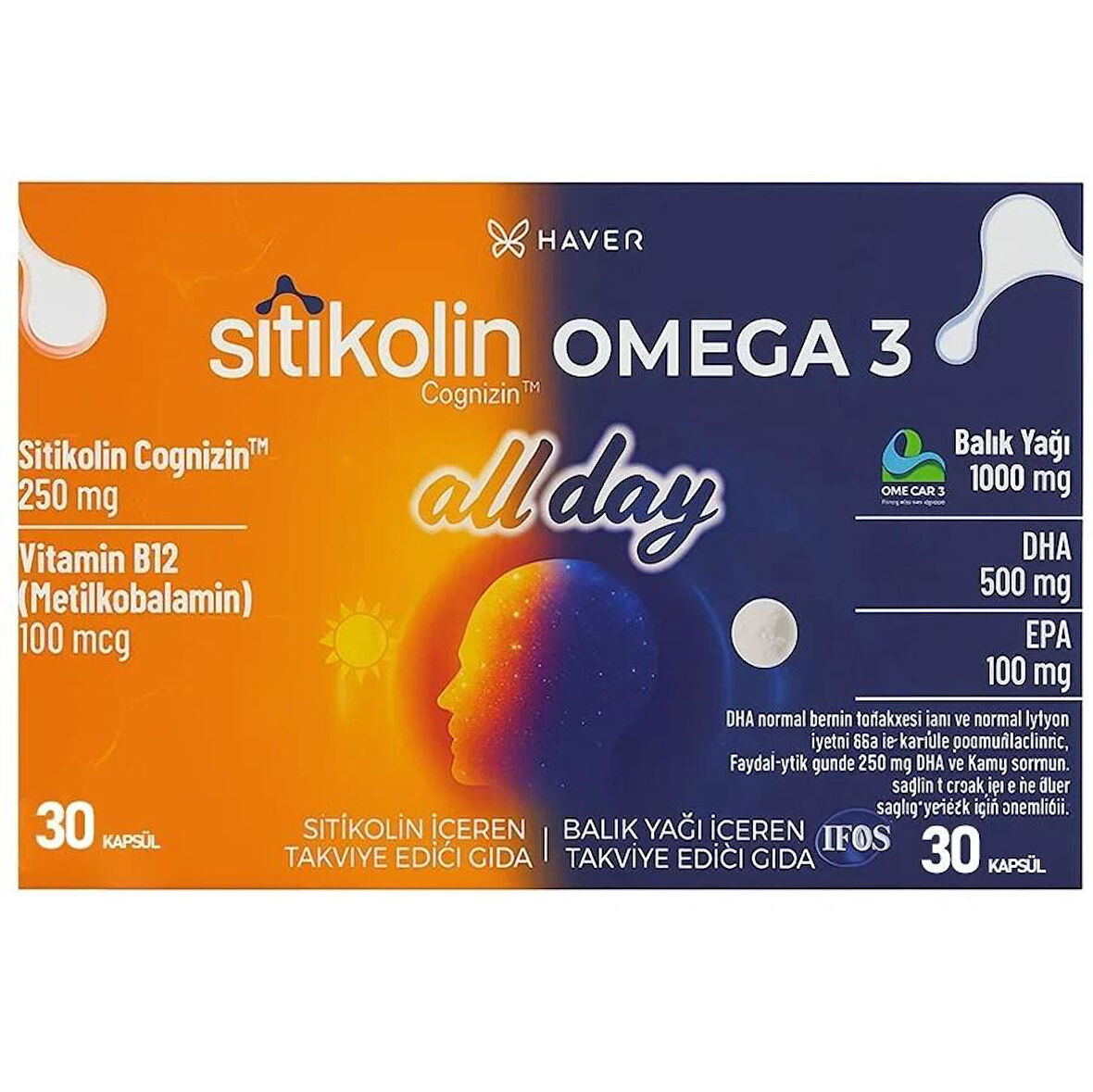 Haver Stikolin Omega 3 Allday 30 Kapsül