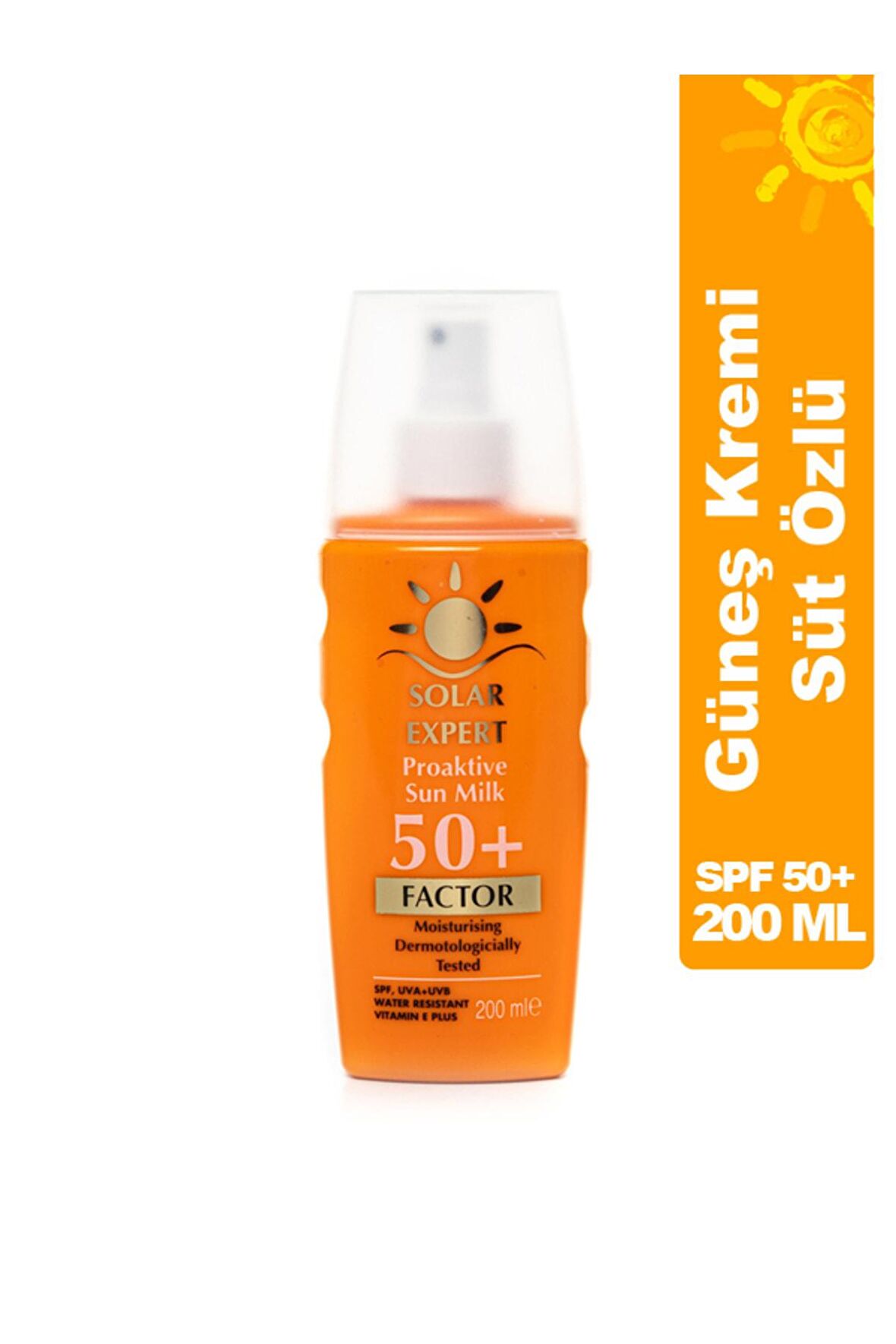 Solar Expert Proaktive Sun Milk Güneş Kremi Spf 50+ Factor 200 ml