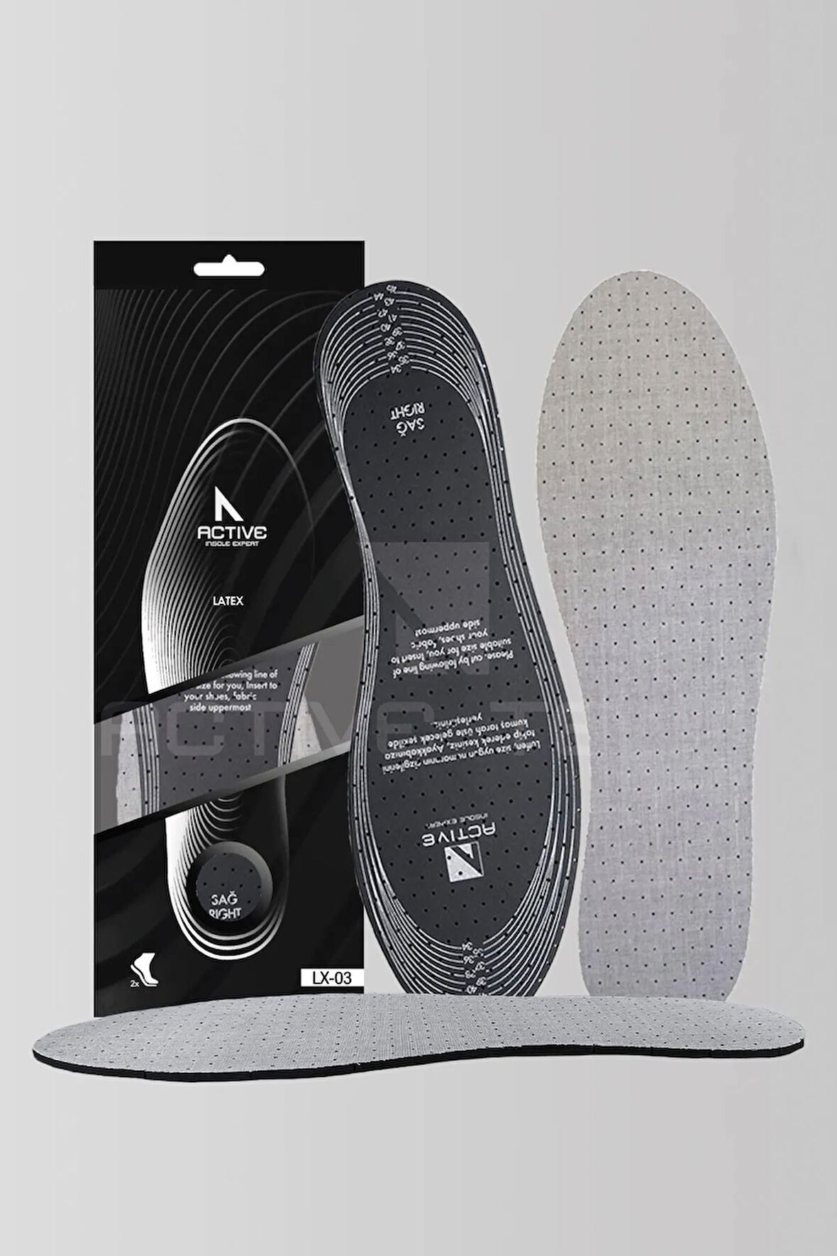 LX03 - Odorstop İç Tabanlık | Koku Önleyici, Günlük Kullanıma Uygun Yumuşak Ayakkabı Tabanı