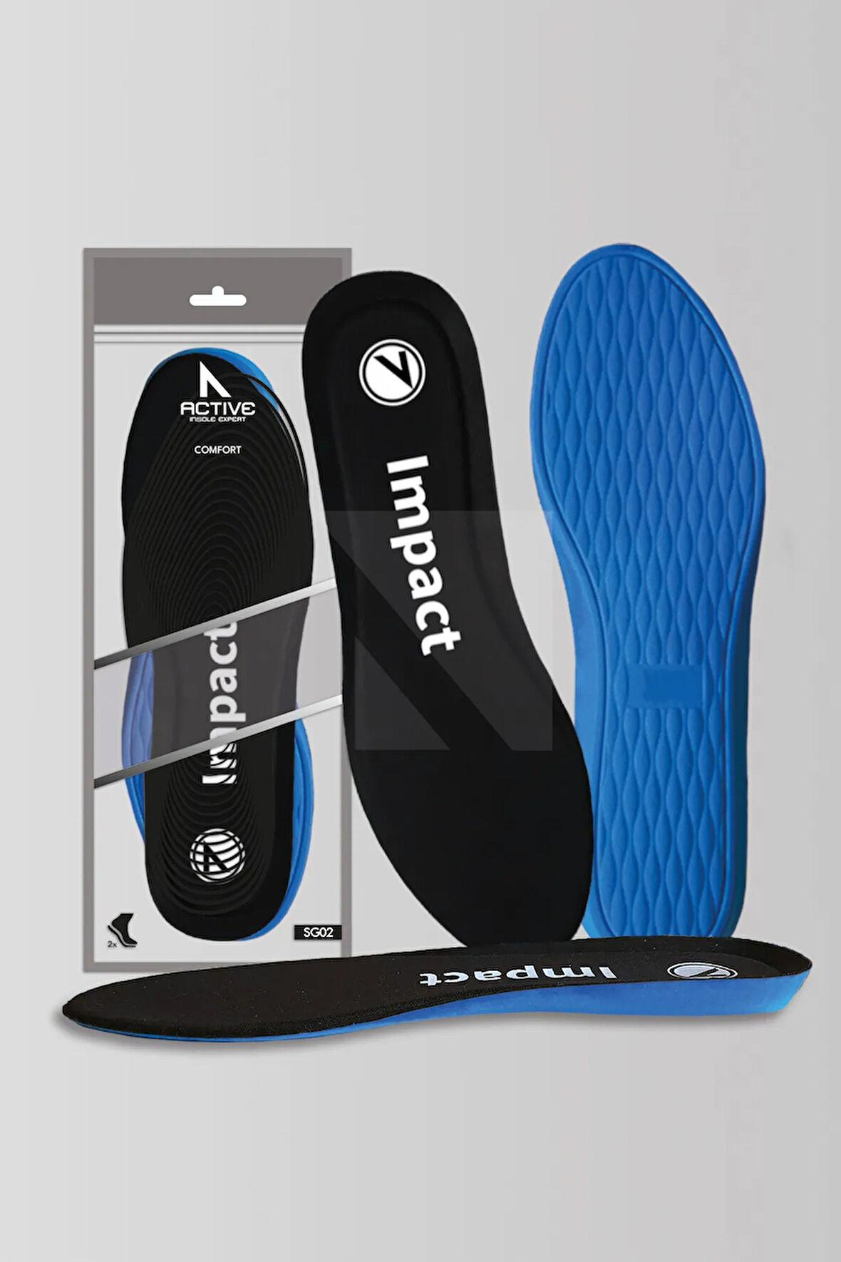 SG02 | Yumuşak Memory Foam Hafızalı, Ayak Şeklini Alan, Konfor, Günlük Ve Spor Iç Tabanlık