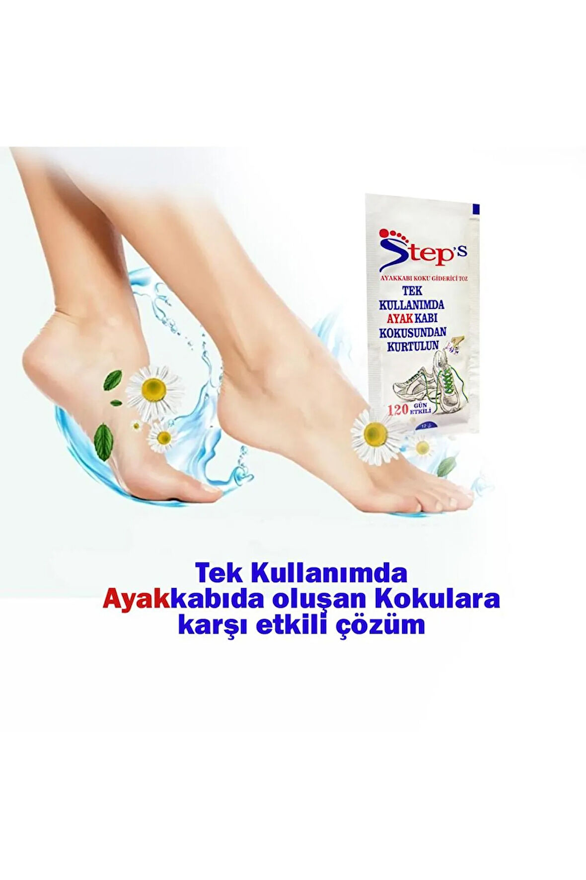 OP01 - Ayakkabı Koku Önleyici Toz | 120 Güne Kadar Etkili, Ayak Koku Giderici