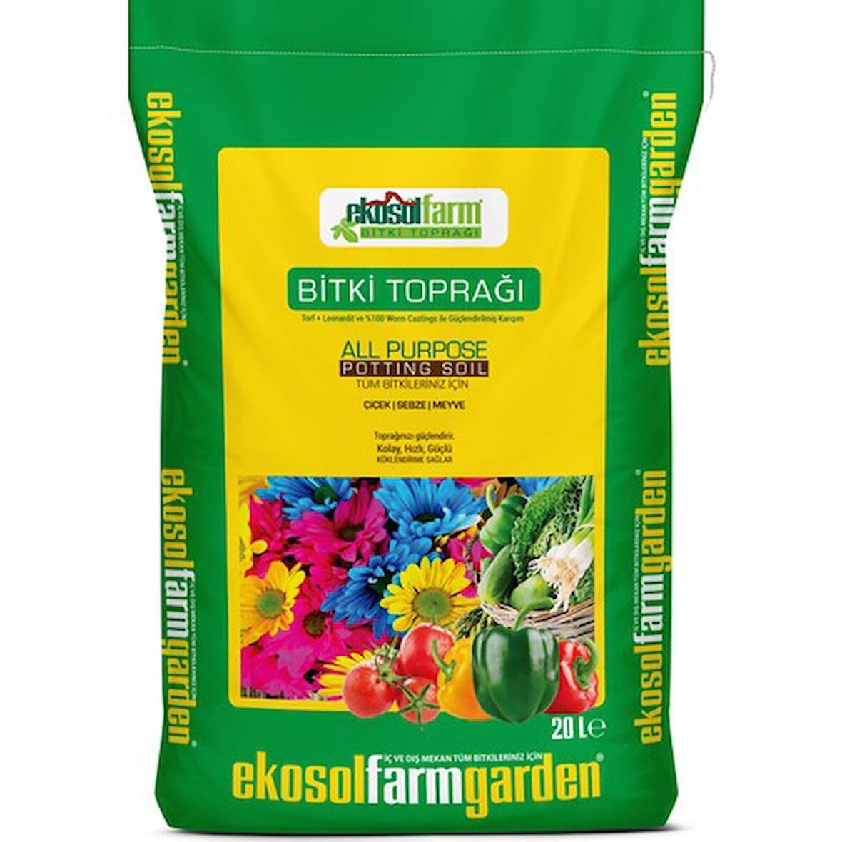 EKOSOLGARDEN BİTKİ TOPRAGI 20 LT