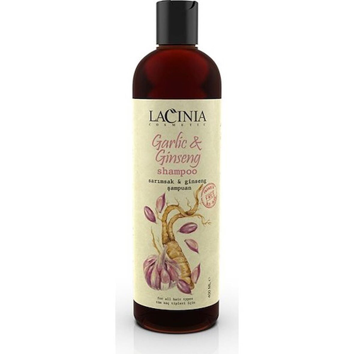 Lacinia Şampuan - Sarımsak & Ginseng Özlü (400 Ml)