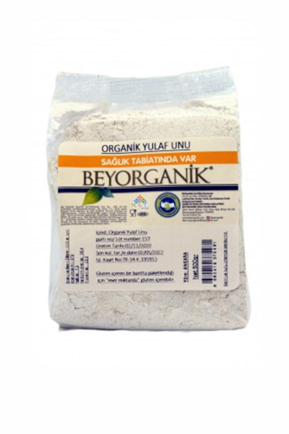 BeyOrganik Yulaf Unu 500gr