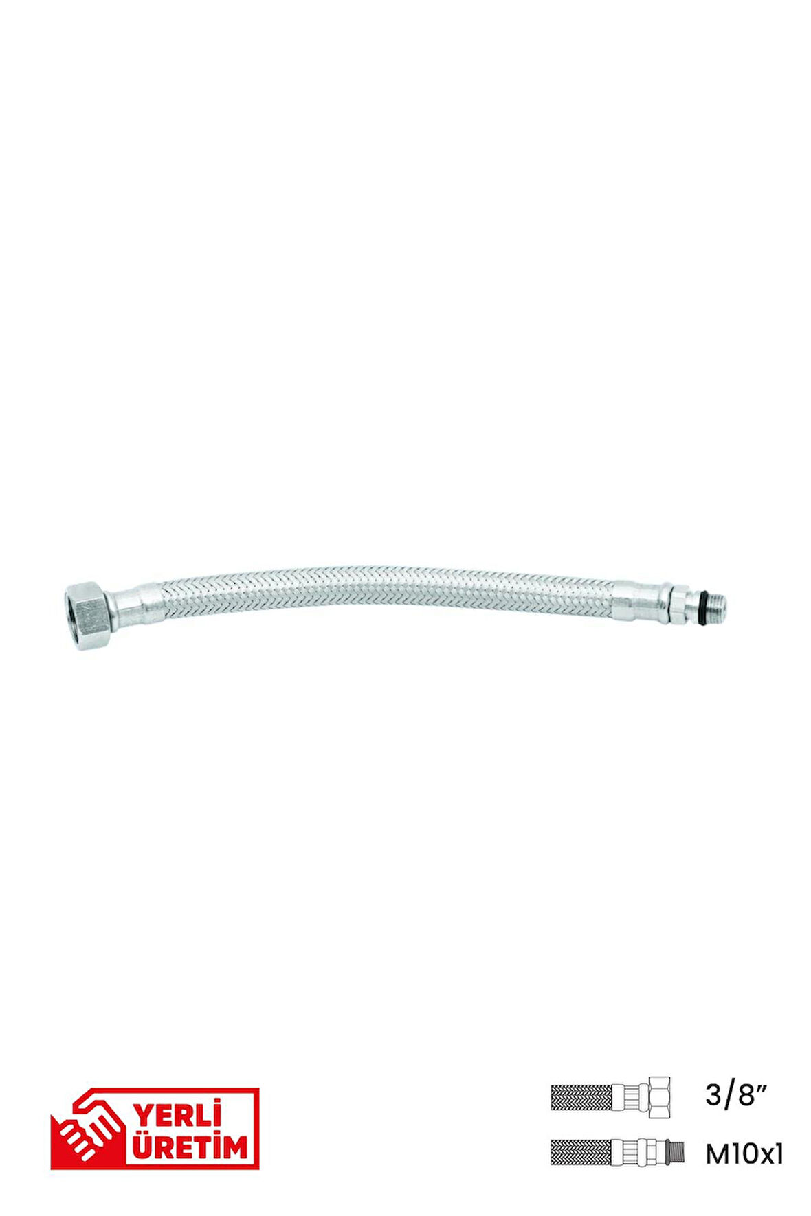 Bağlantı Hortumu 3/8' ' -M10x1 60 cm