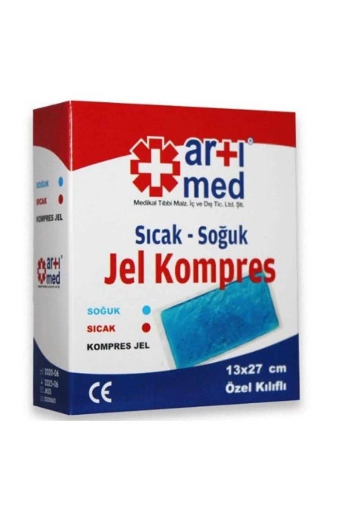 Artımed Sıcak Ve Soğuk Jel Kompres 13x27 cm Özel Kılıflı