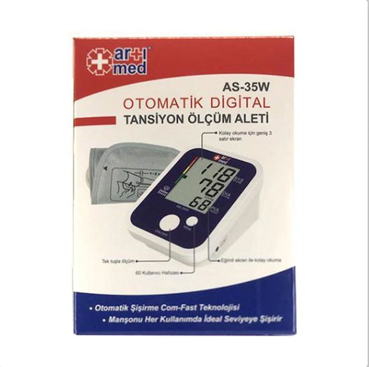 Artımed AS-35W Koldan Ölçer Tansiyon Aleti