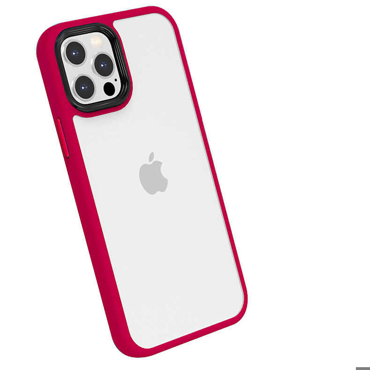 iPhone 13 Pro Uyumlu ​​Zore Cann Kapak-Kırmızı