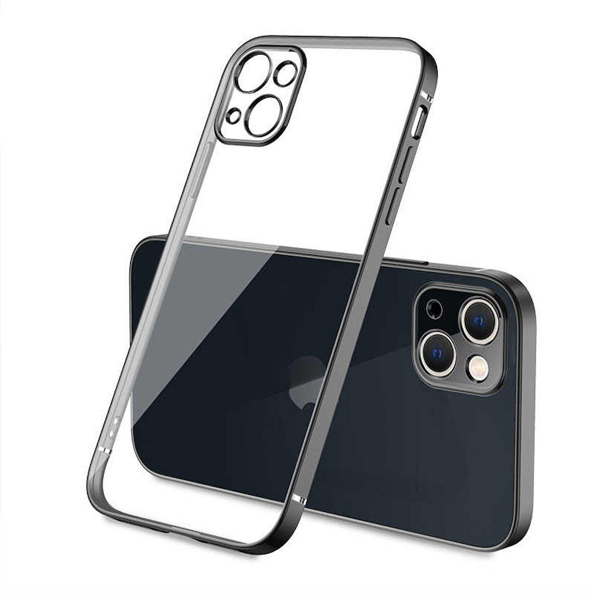 iPhone 13 Mini Uyumlu Zore Gbox Kılıf-Siyah