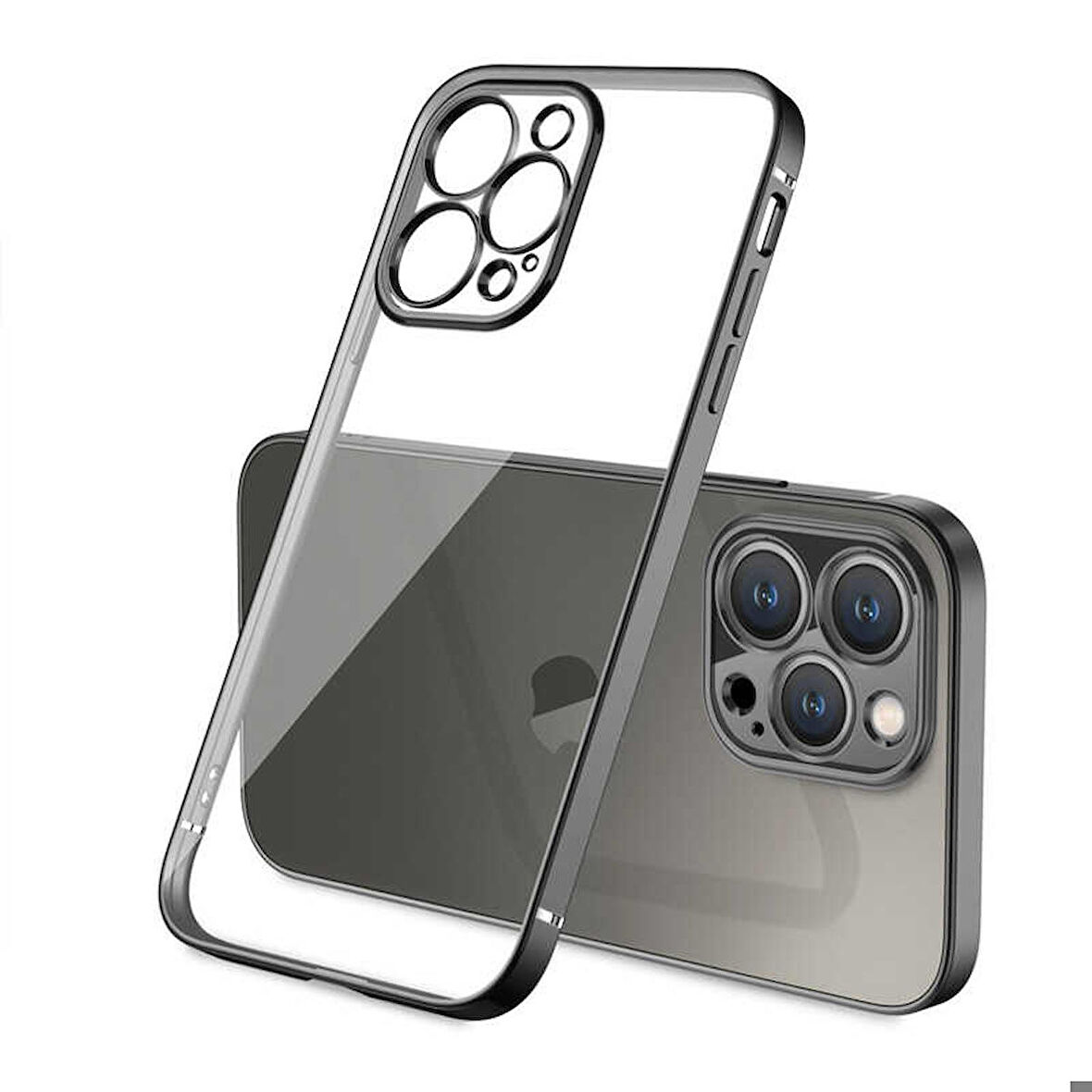 iPhone 13 Pro Max Uyumlu Zore Gbox Kapak-Siyah