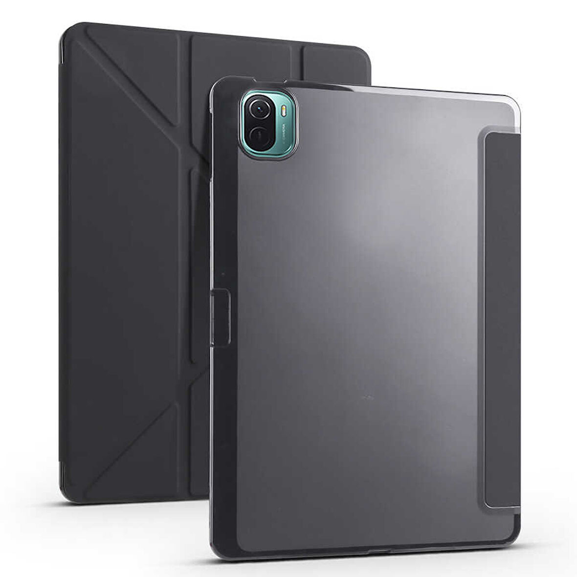 Xiaomi Mi Pad 5 Kılıf Tri Folding Kalem Bölmeli Standlı Kılıf