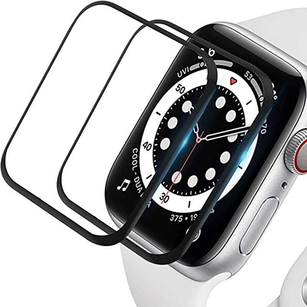 Apple Watch Uyumlu 7 41mm Zore PMMA Pet Saat Ekran Koruyucu 