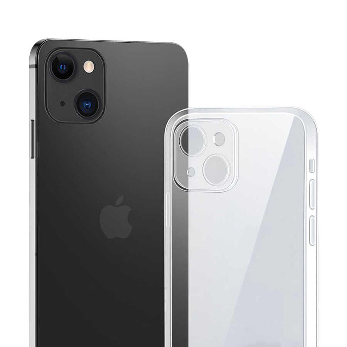 iPhone 13 Uyumlu Zore Blok Kapak-Renksiz