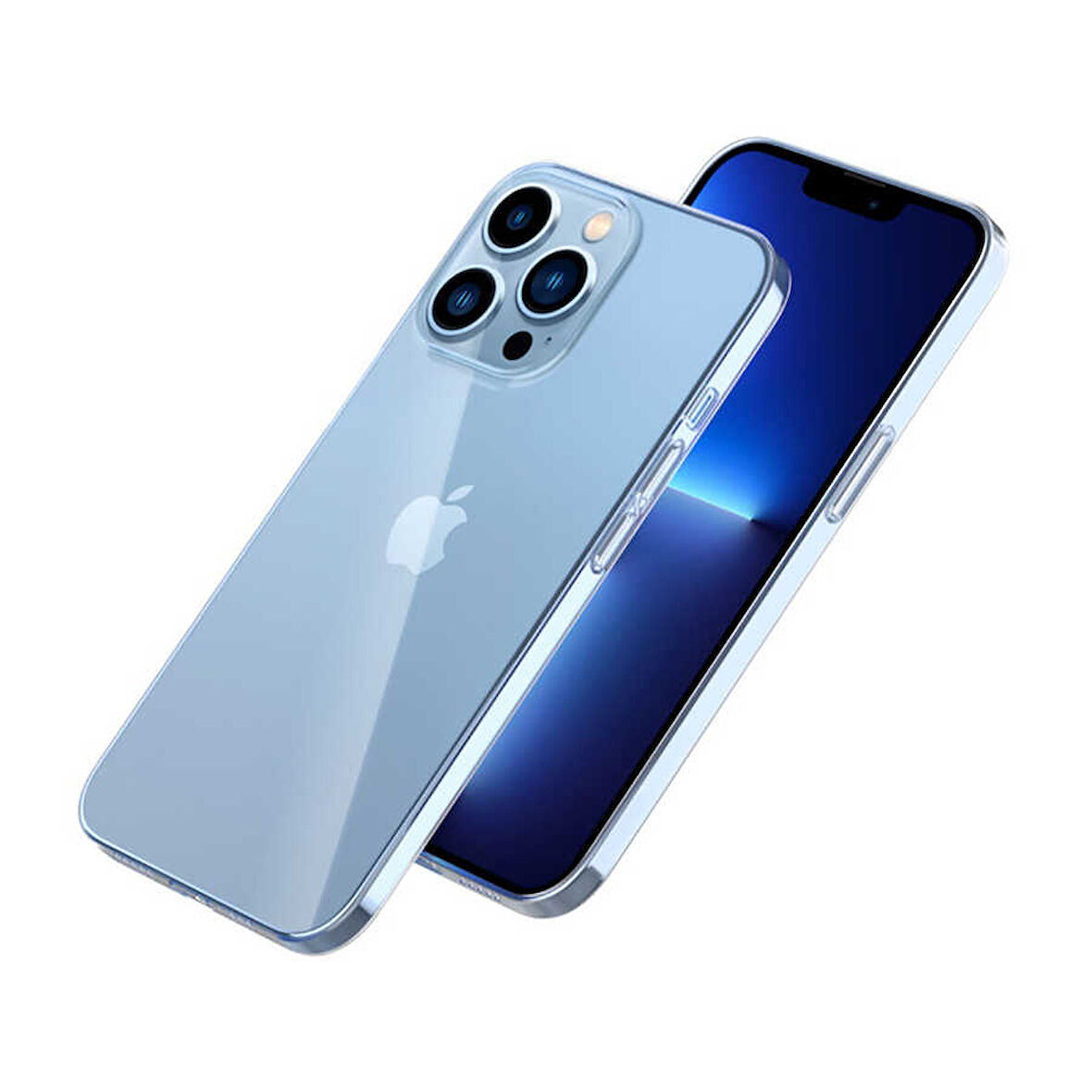 iPhone 13 Pro Max Uyumlu Zore Blok Kılıf-Renksiz