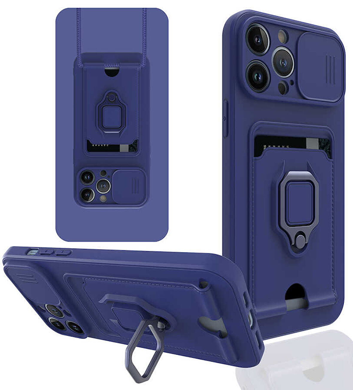 iPhone 13 Pro Uyumlu ​ Pelit Kılıf-Lacivert