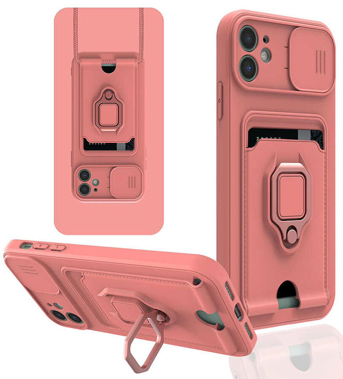 iPhone 11 Uyumlu ​Zore Pelit Kapak-Pembe