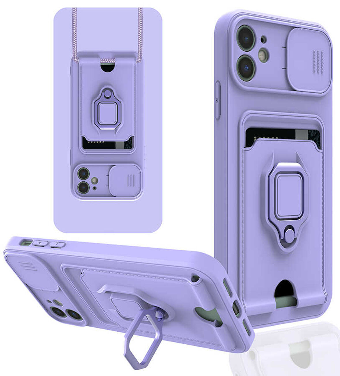 iPhone 11 Uyumlu ​ Pelit Kılıf-Lila