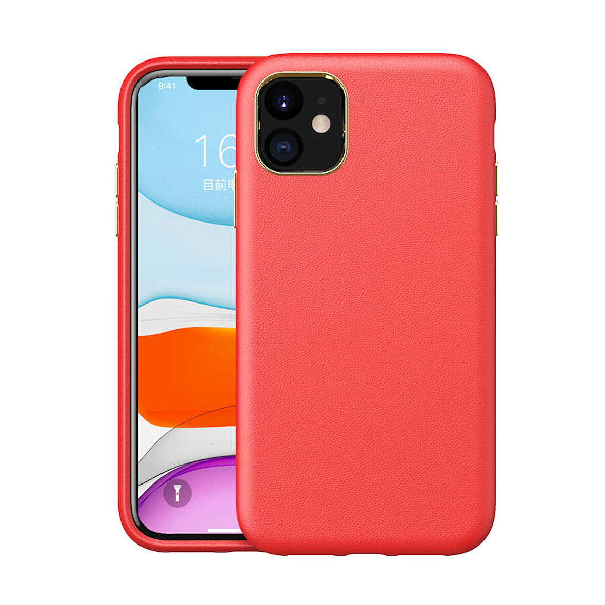 iPhone 11 Uyumlu Zore Natura Kılıf-Kırmızı