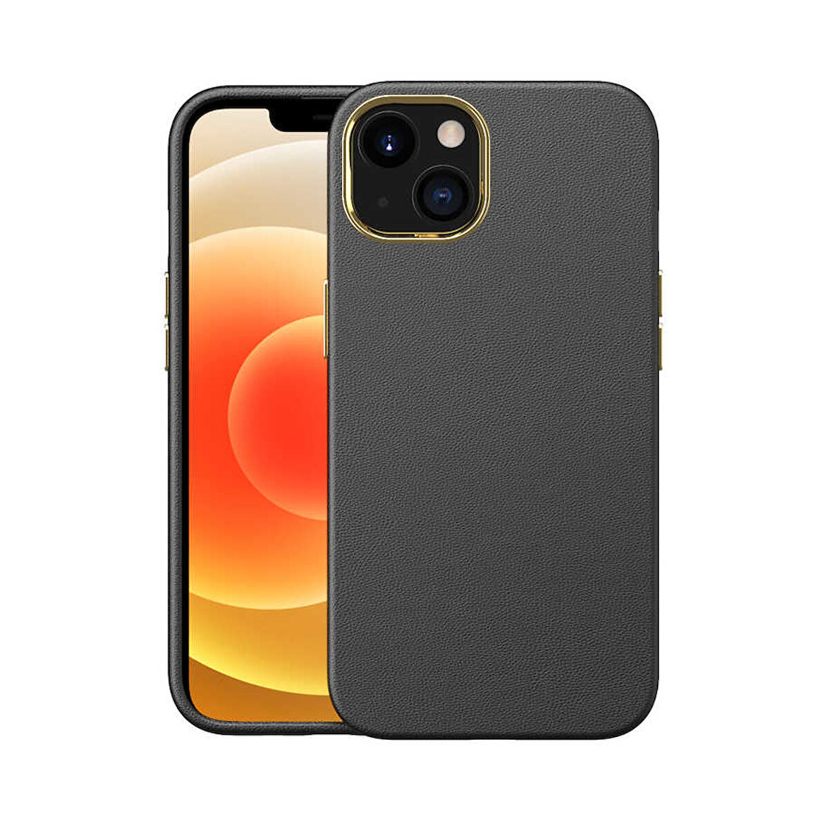iPhone 13 Uyumlu Zore Natura Kılıf-Siyah