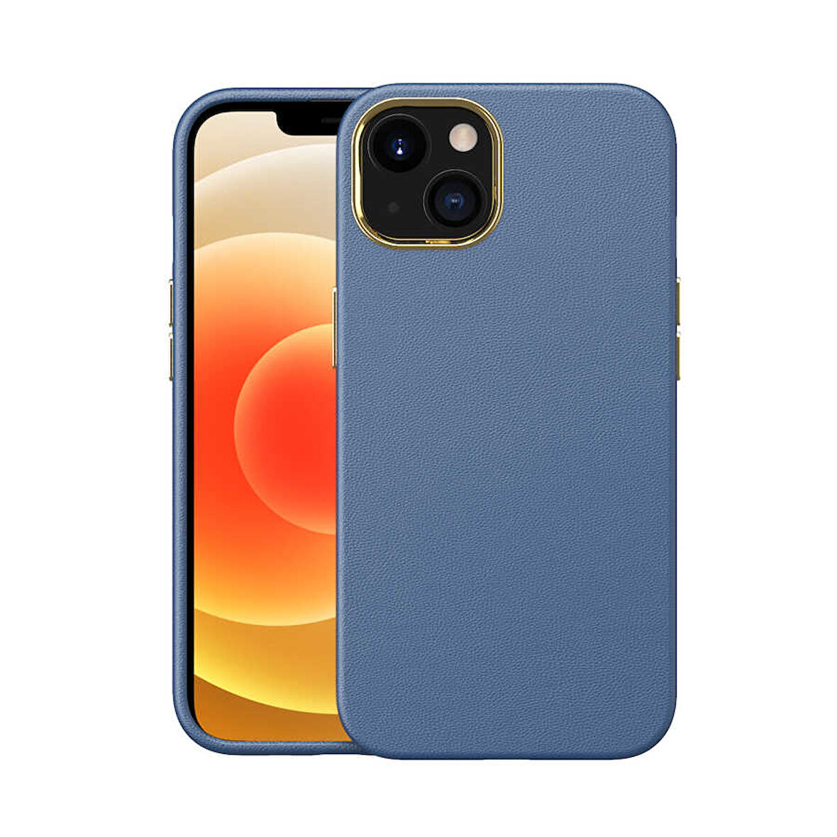 iPhone 13 Uyumlu Zore Natura Kılıf-Lacivert