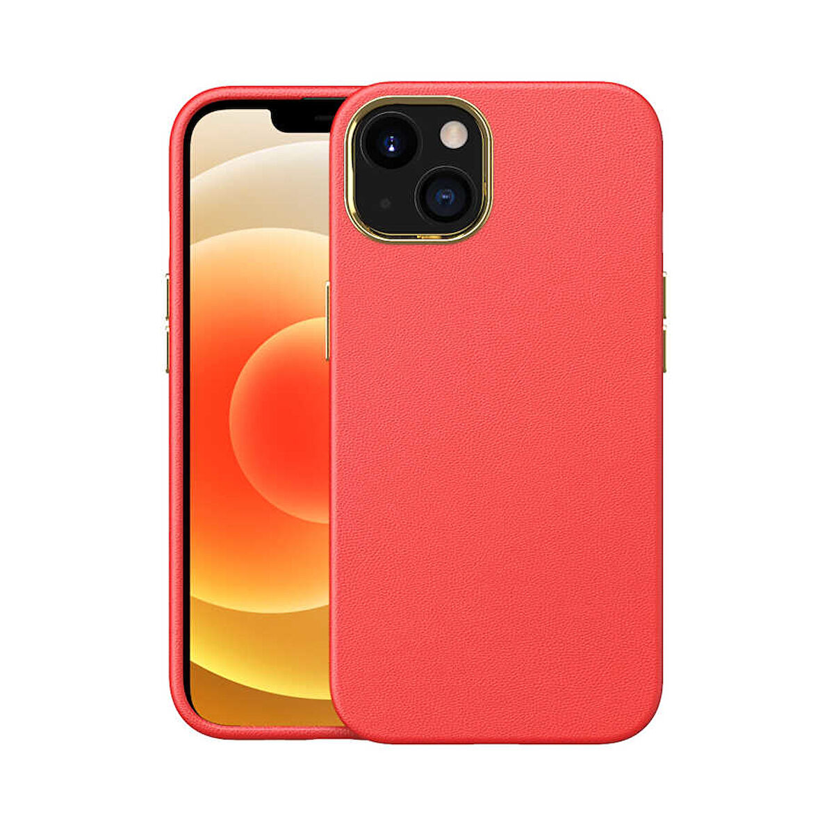 iPhone 13 Uyumlu Zore Natura Kılıf-Kırmızı