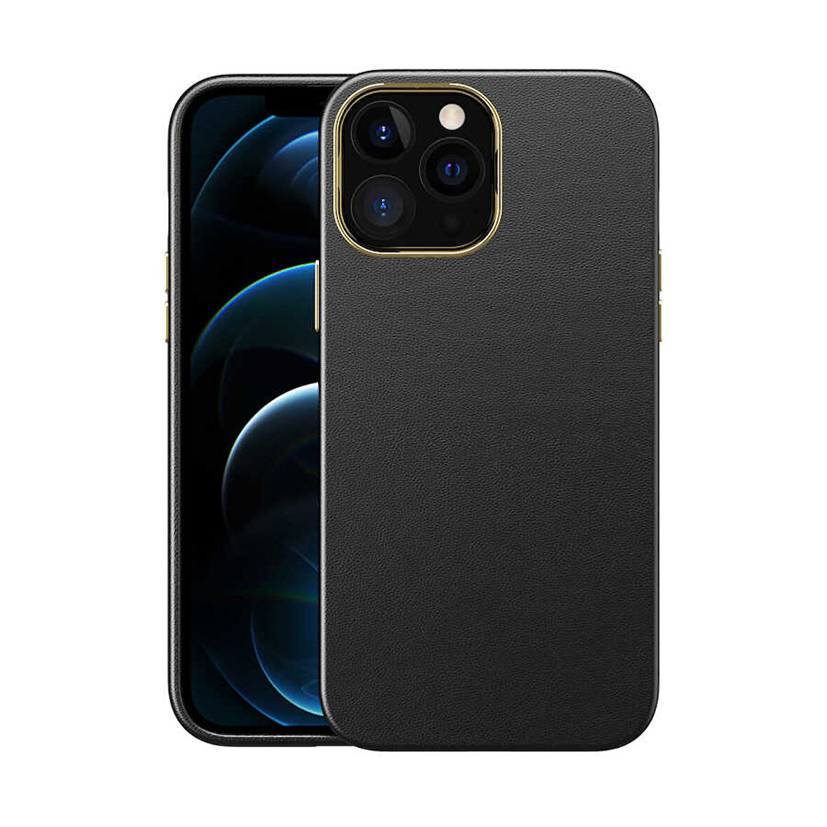 iPhone 13 Pro Uyumlu Zore Natura Kılıf-Siyah