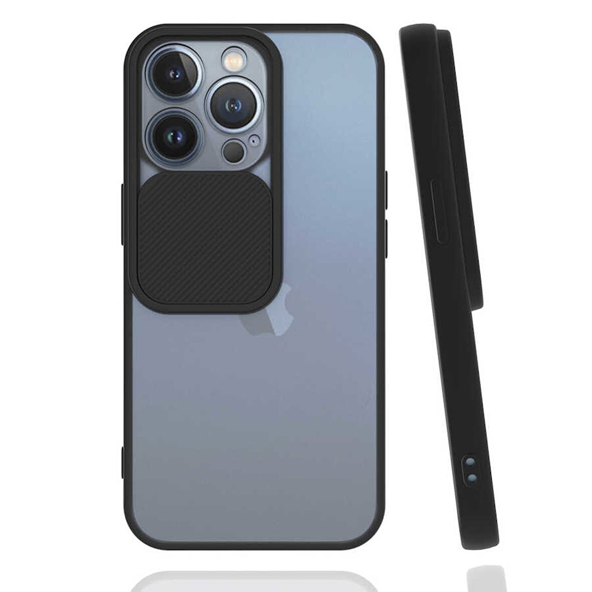 iPhone 13 Pro Uyumlu Zore LNSM-i Kılıf-Siyah