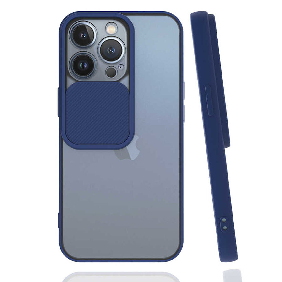 iPhone 13 Pro Uyumlu Zore LNSM-i Kılıf-Lacivert