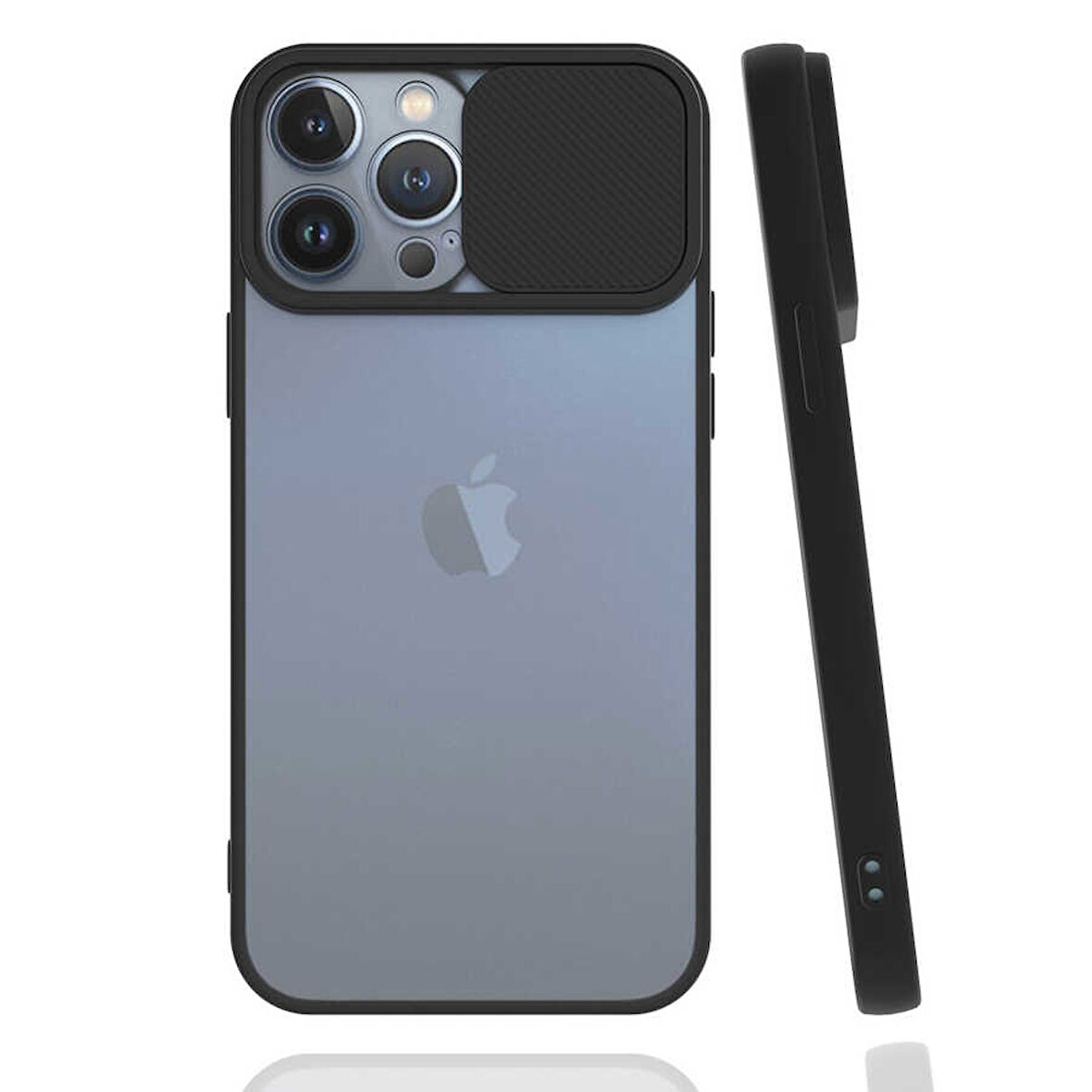 iPhone 13 Pro Max Uyumlu Zore LNSM-i Kılıf-Siyah