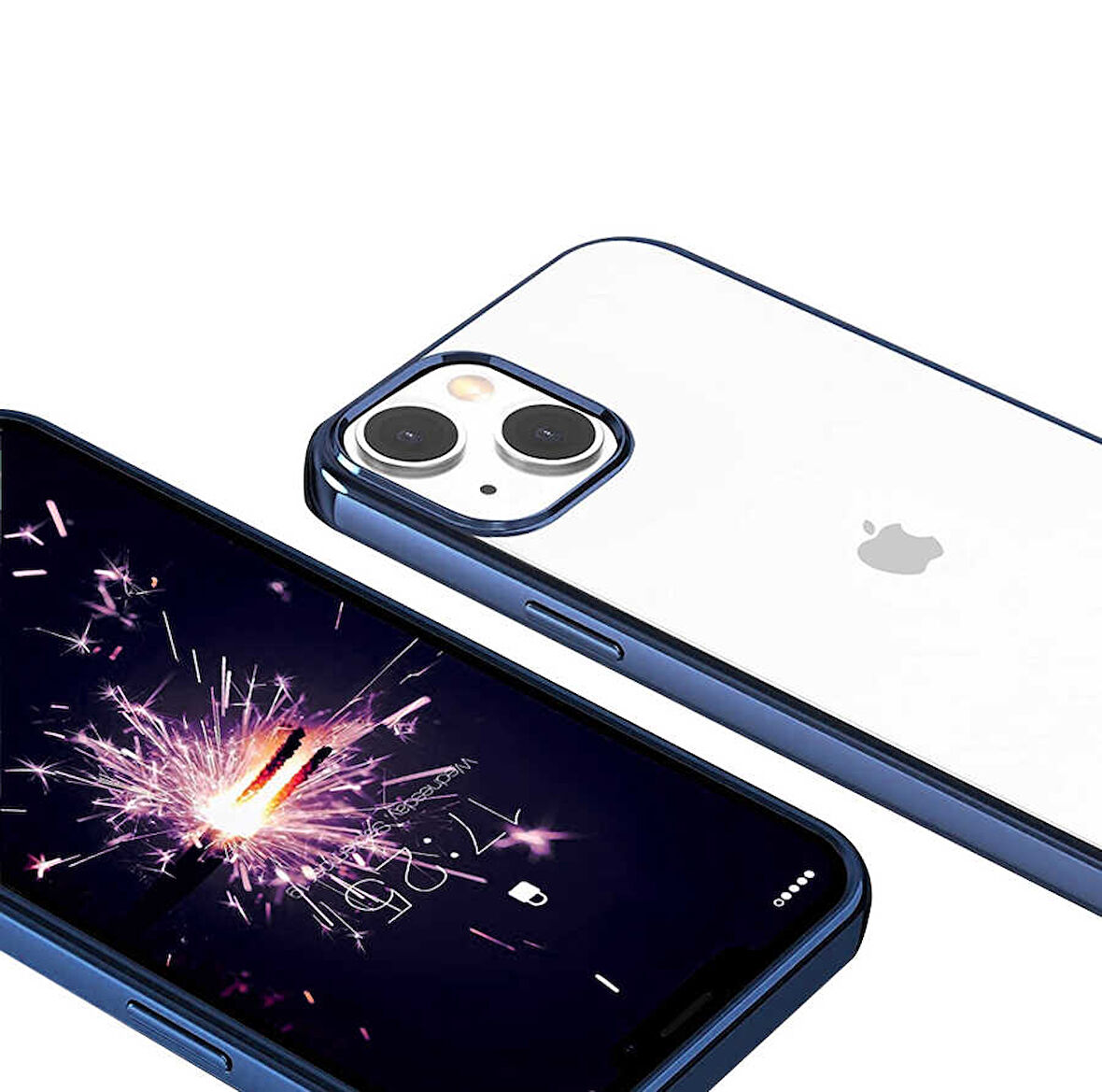 iPhone 13 Uyumlu Zore Pixel Kılıf-Lacivert