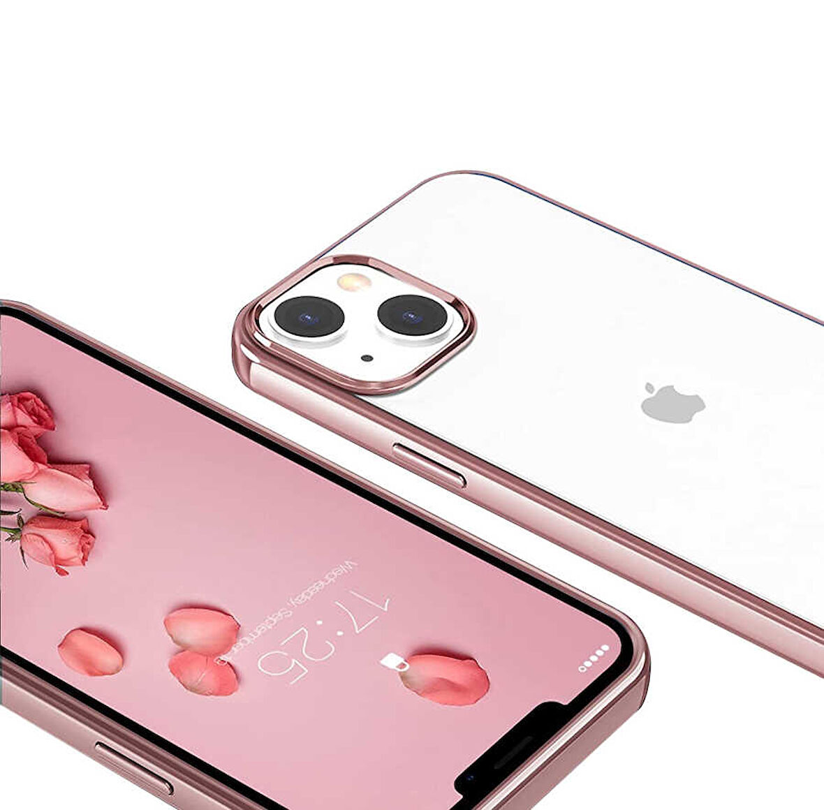 Apple iPhone 13 Kılıf Zore Pixel Kapak-Pembe