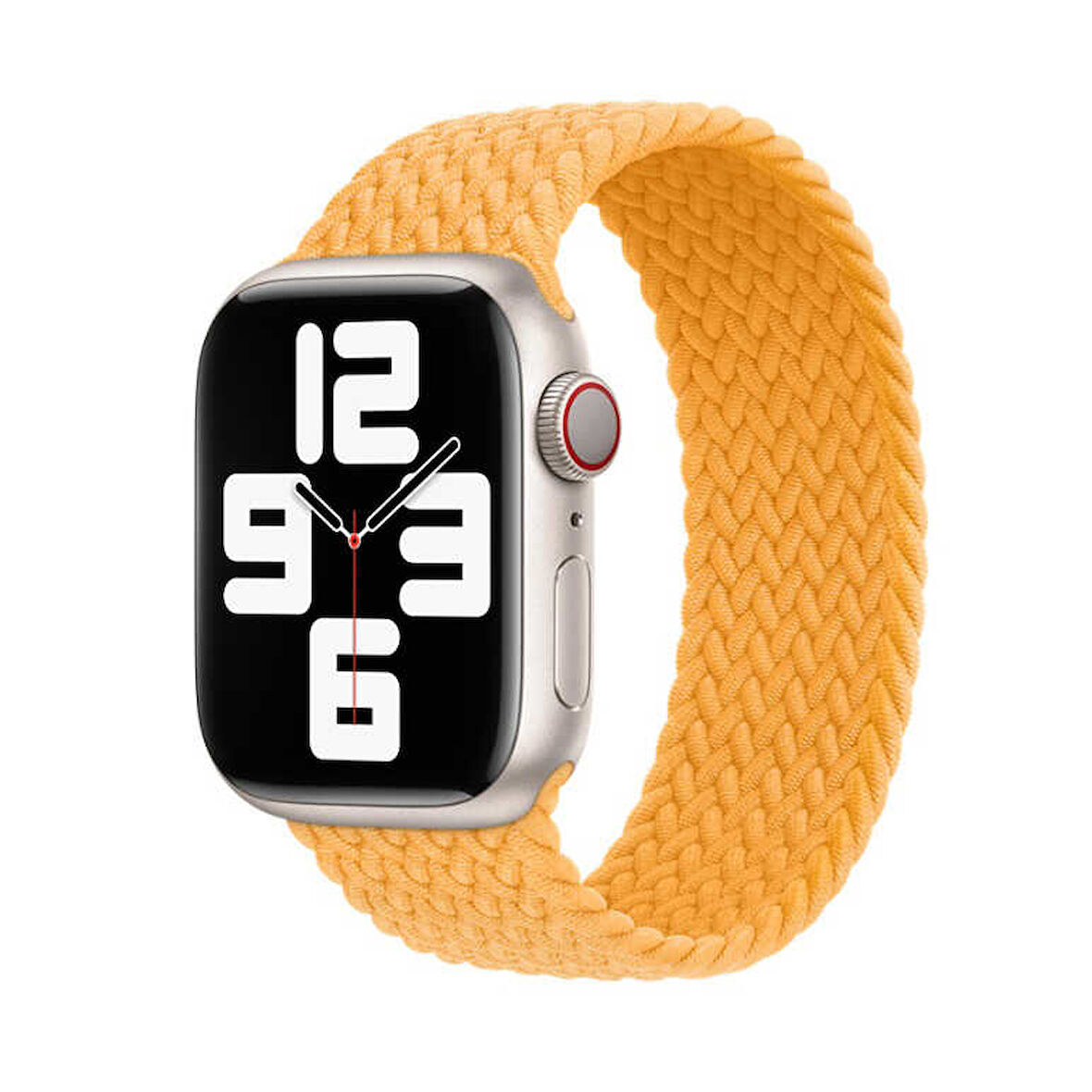 Watch Ultra 49mm Kordon Uyumlu KRD-32 Small Strap Kayış CLO- Sarı