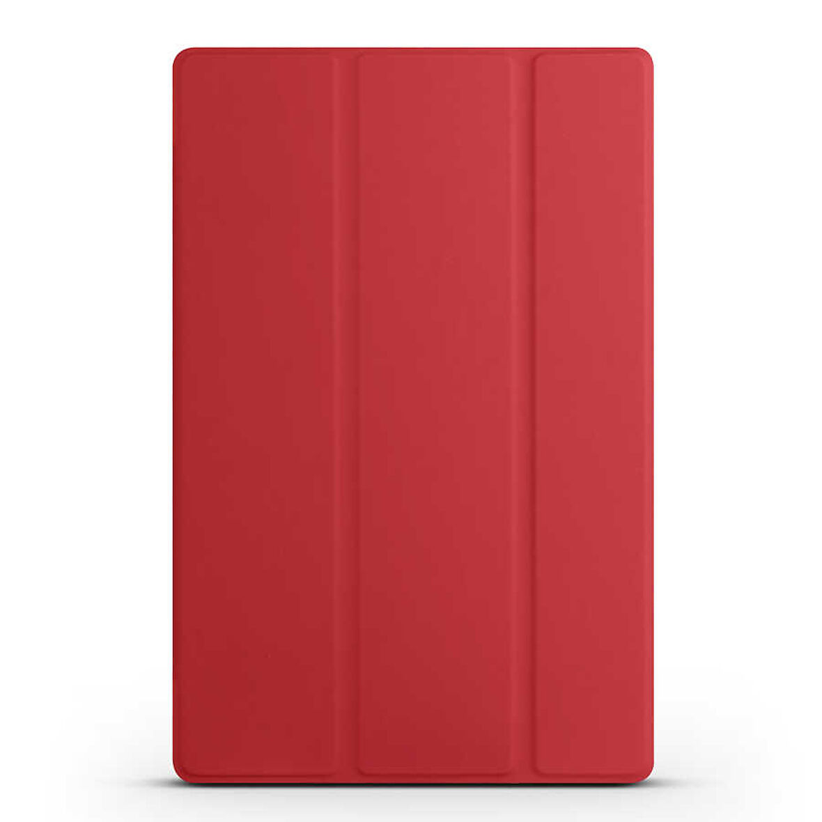 Galaxy Tab A8 10.5 SM-X200 (2021)  Uyumlu ​MXSP Smart Cover Standlı 1-1 Kılıf-Kırmızı