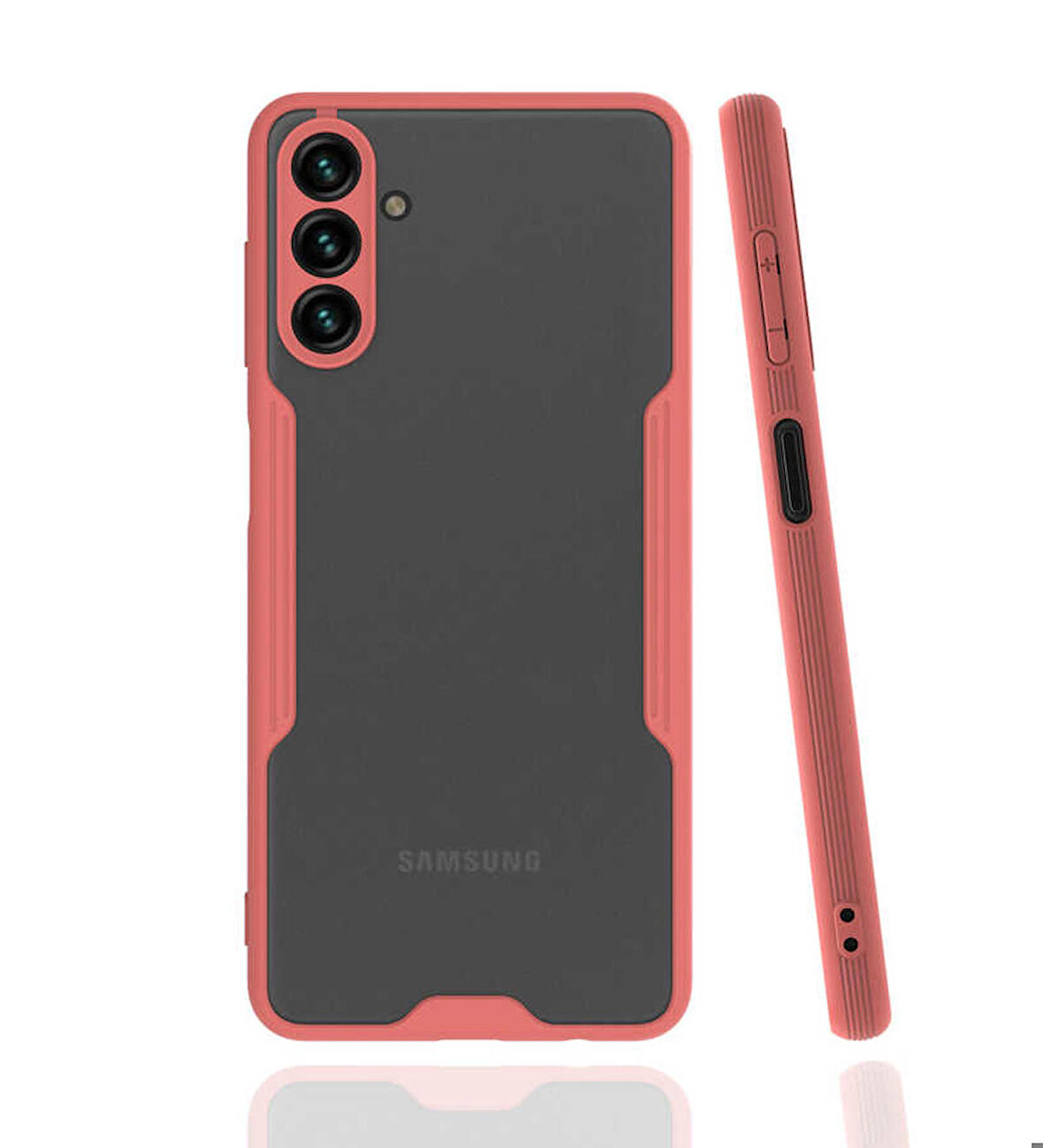Galaxy A13 5G Uyumlu Zore Parfe Kapak-Pembe