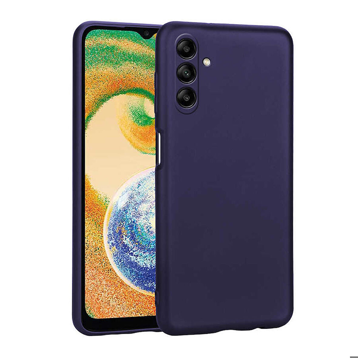 Galaxy A04S Uyumlu Zore Premier Silikon Kapak-Lacivert