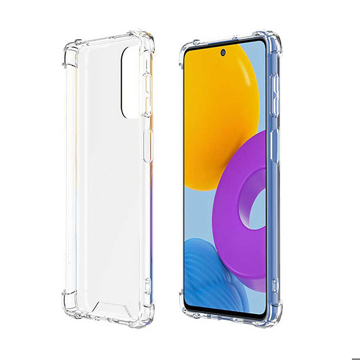 Galaxy M52 Uyumlu Zore Nitro Anti Shock Silikon-Renksiz