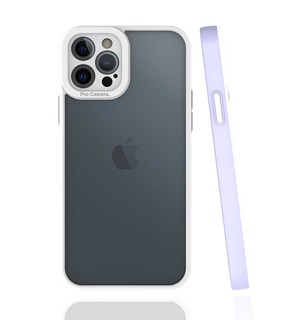 iPhone 12 Pro Uyumlu Zore Mima Kılıf-Lila
