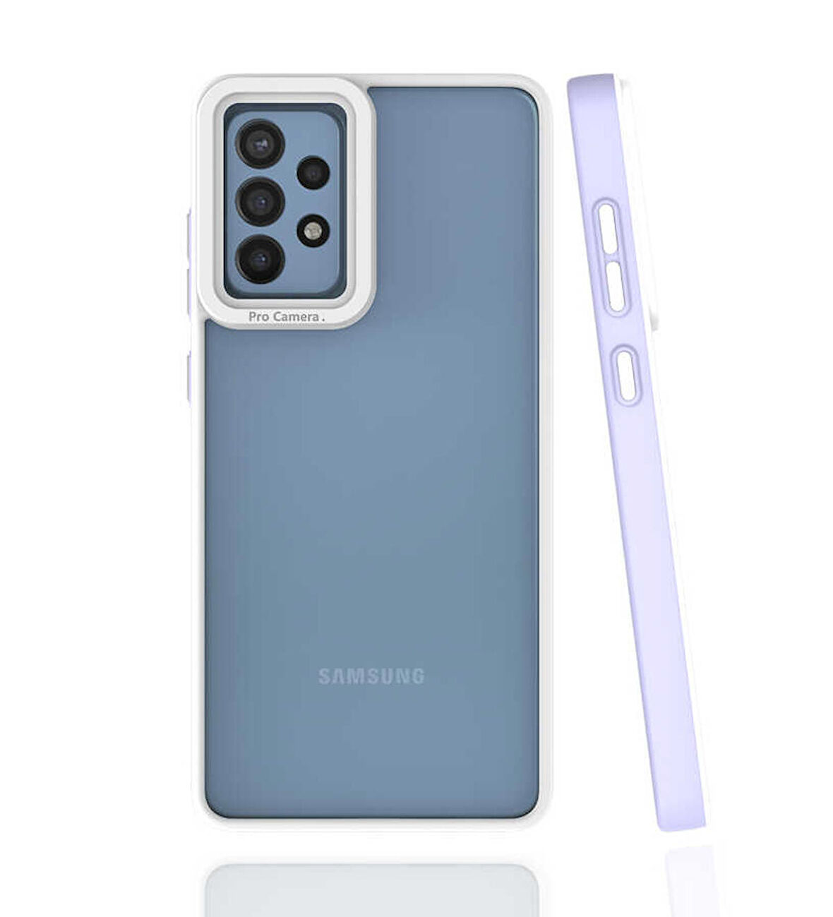 Galaxy A72 Uyumlu Zore Mima Kapak-Lila