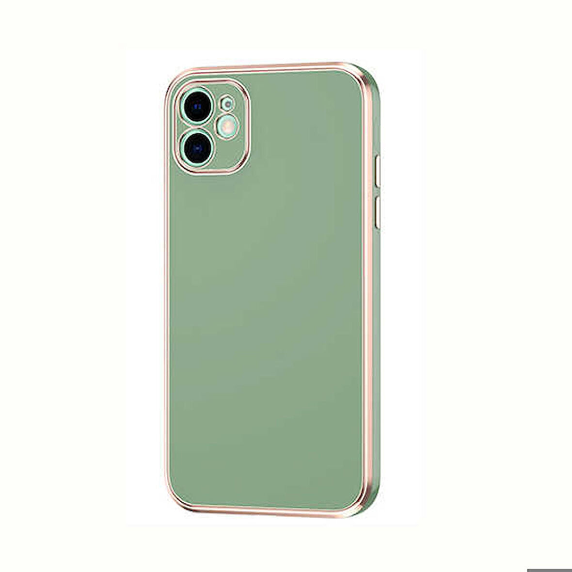 iPhone 12 Uyumlu Zore Bark Kapak-Açık Yeşil