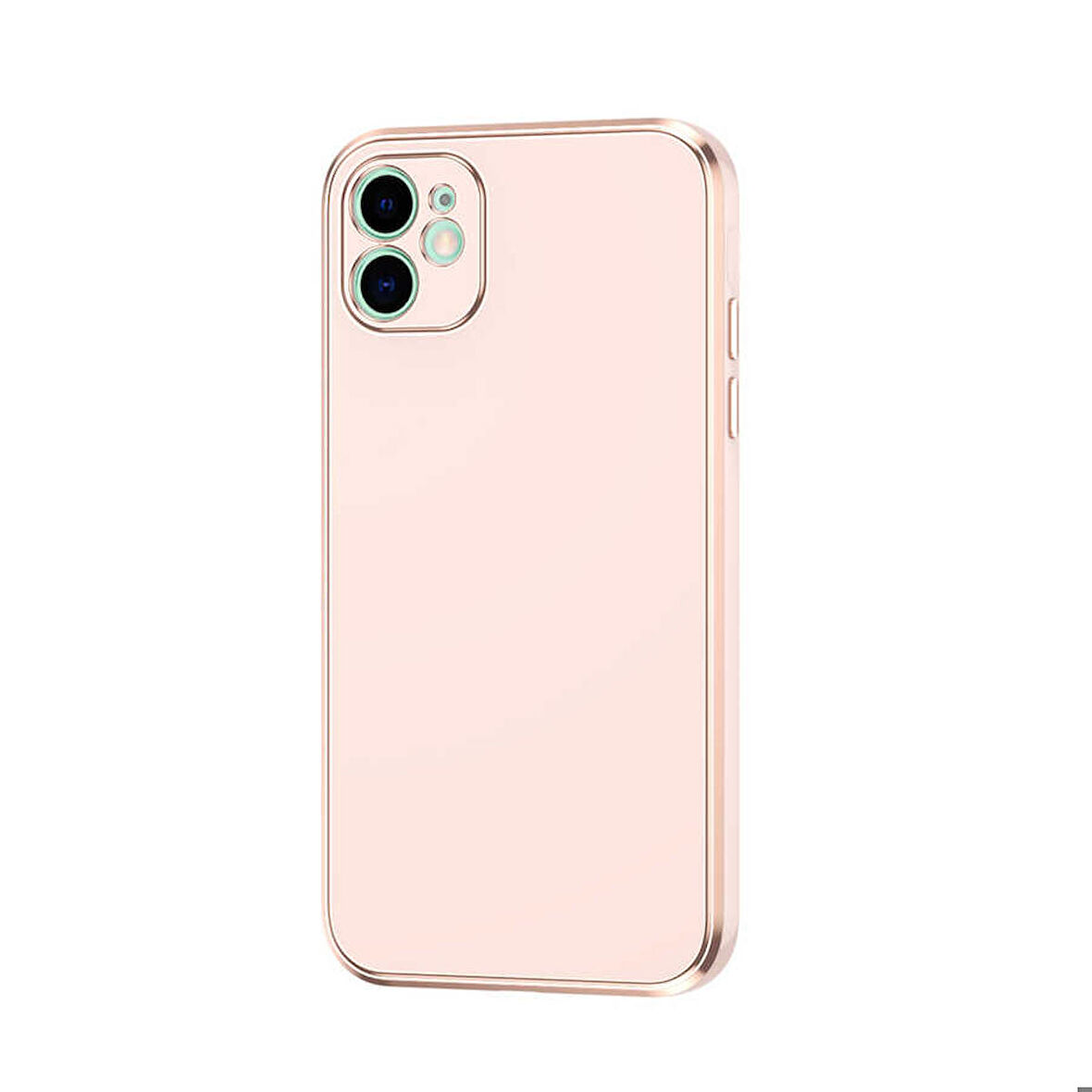 iPhone 12 Uyumlu Zore Bark Kapak-Rose Gold