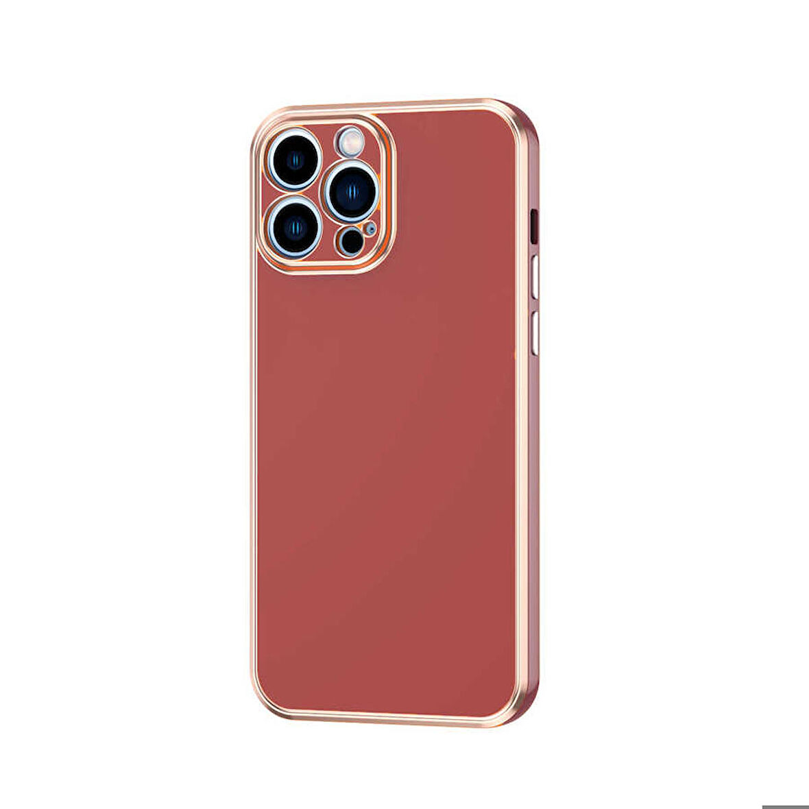 iPhone 13 Pro Uyumlu Zore Bark Kapak-Kahverengi