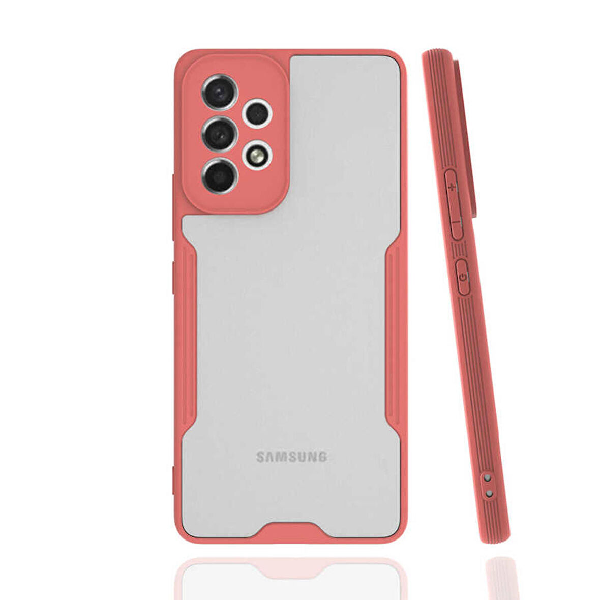 Galaxy A53 5G Uyumlu Zore Parfe Kapak-Pembe