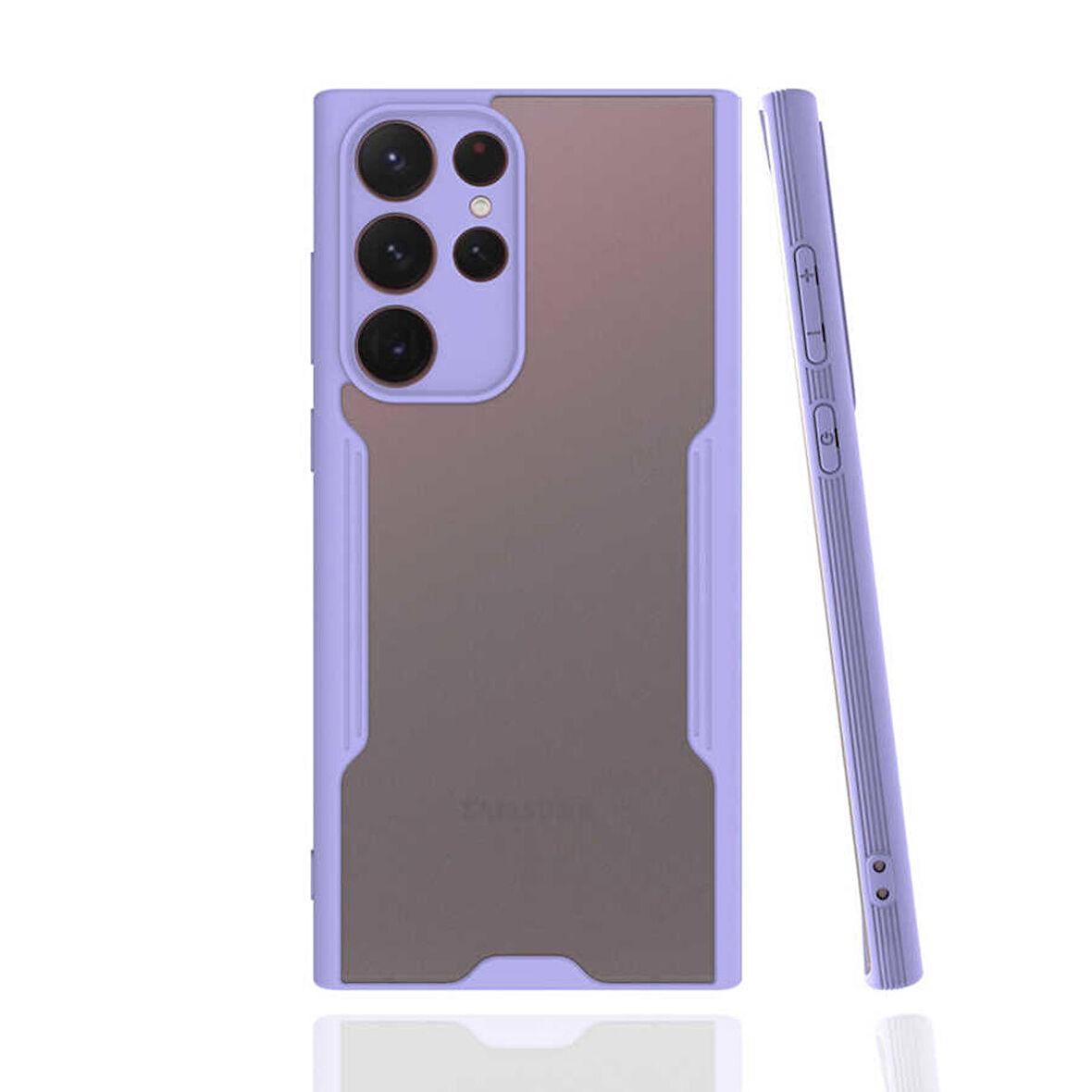 Galaxy S22 Ultra Uyumlu Zore Parfe Kapak-Mor