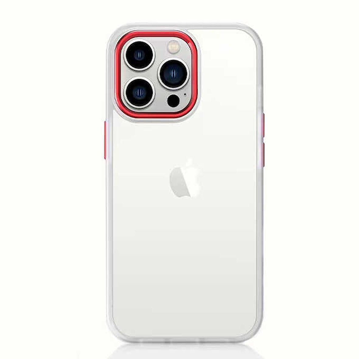 iPhone 11 Uyumlu Zore Krom Kılıf-Kırmızı